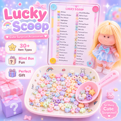 A-【Lucky Scoop 2.0】- ¡La Cucharada Sorpresa Más Linda Mejorada!